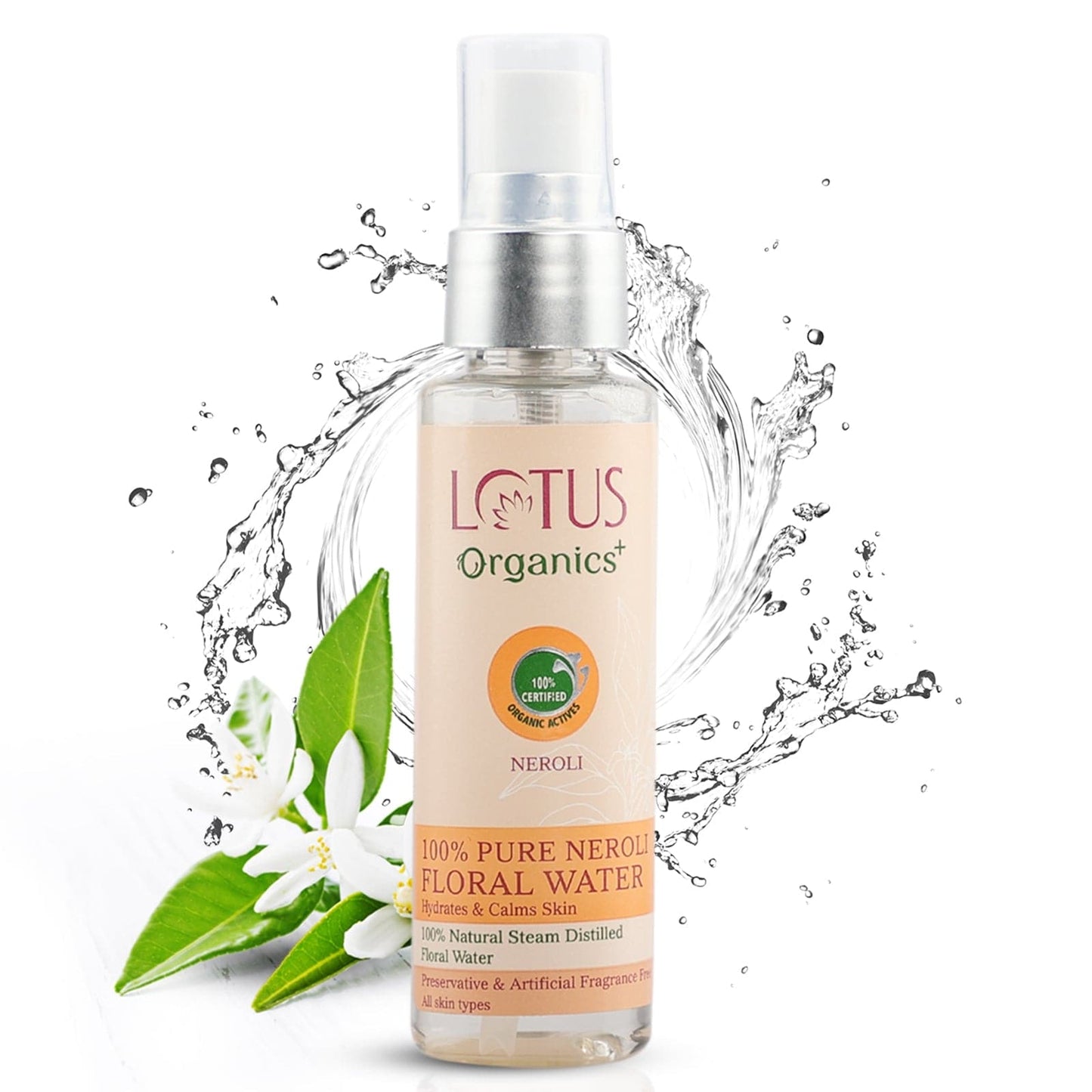 Organics+ 100% PURE NEROLI FLORAL WATER
