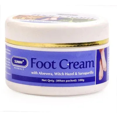 Baksons Foot Cream With Aloevera, Witch Hazel & Sarsaparilla (100g)