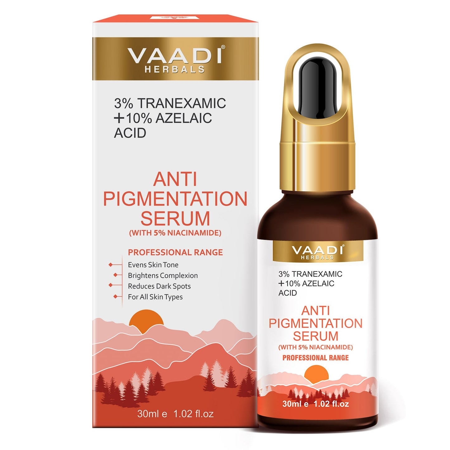 3%Tranexamic and 10% Azelaic Acid Anti Pigmentation Serum with 5% Niacinamide| Brighter Complexion| Reduces Dark Spots| Soothes Inflammation|Fades Hyper pigmentation| For All Skin Types| ( 30 ml )