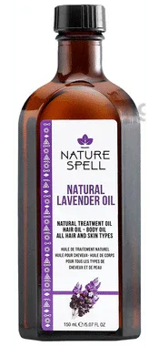Nature Spell Natural Lavender Oil bottle of 150 ml oil