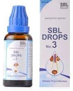 SAMBRAMA HOMOEO Sbl Drops No 3 Urinary Track Infection(30Ml)|| Pack Of 2