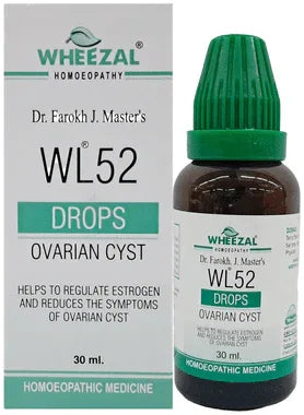 Wheezal WL52 Ovarian Cyst Drop bottle of 30 ml drop