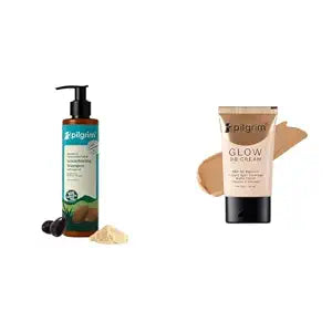 Pilgrim Patua & Keratin Hair SMOOTHENING SHAMPOO for Dry & Frizzy hair 200 ml & Honey Glow