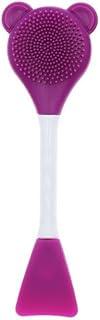 RED SQUARE Silicone Face Mask Brush, Facial Mask Applicator, Makeup Removel Scrubber, Lips Face Cleansing Exfoliating Brush Hairless Body Lotion & Body Butter Applicator Tools (Pack Of 2) Multicolor