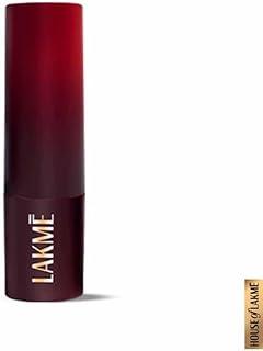 LAKMÉ Forever Matte Lipstick, Made With French Rose Oil Extracts, Red Crimson, 4.5G