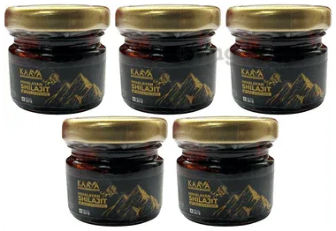 Kaaya Himalayan Shilajeet (20gm Each) combo pack of 5 jar