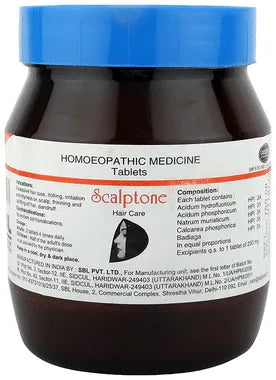 SBL Scalptone Tablet bottle of 450 gm tablet