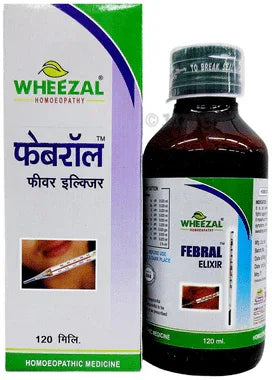 Wheezal Febral Elixir bottle of 120 ml elixir