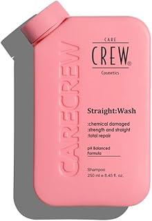 CARECREW COSMETICS Natural And Toxin Free Straight Wash Shampoo | Makes Soft/Strengthen Hair | Chemical Safe Reduces Hair Fall | 250 ML