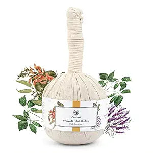Seer Secrets 100% Natural Ayurvedic Herbal Manual Massager Potli, Pain Relief, Knee, Muscl