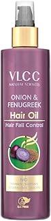 VLCC Onion & Fenugreek Hair Oil - 200ml | Deep Nourishing Hair Oil for Strengthening Hair Follicles. Thicker, Stronger, Frizz-Free Hair | Paraben Free | with Onion, Fenugreek, Almond & Black Seed