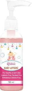Glimlach Calamine Baby Lotion for Very Dry, Sensitive Skin | Clinically Proven 24 Hour Moisturising Lotion | Itchy or Redness and Rashes Prone Enriched Skin with Aleo Vera and Castor Oil (50ml)