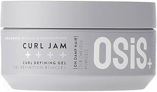 Schwarzkopf Professional OSiS+ Curl Jam - Curl Defining Gel for Hair styling I Light Hold I For natural shine and Soft Bouncy Curls | Protection against Humdity | Provides intense Moisture | Vegan | Glycerin | 300 ml