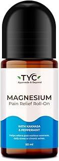 TYC - Trust Your Choice Magnesium Pain Relief Roll-On, Instant Relief for Back, Joint, Knee, Neck Pain, Muscle Stiffness and Sports Injuries with Natural Ingredients, Pack of 1 (50ml)