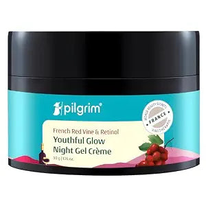 PILGRIM French Red Vine Anti Aging Night Cream for women with Retinol, Mulberry & Vitamin