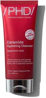 /PHD/Ceramide Hydrating Cleanser with Hyaluronic Acid | Non-Drying Gel Face Wash for All Skin Types | Gently Cleanses, Hydrates & Protects Skin Barrier | Fragrance-Free | 100ml