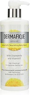 Dermafique Hydra Soft Nourishing Body Wash – 500ml, Showergel for Women & Men, No Parabens/SLS/SLES, With Vitamin E & Chamomile, Suitable for Sensitive - Normal Skin | Dermatologist Tested