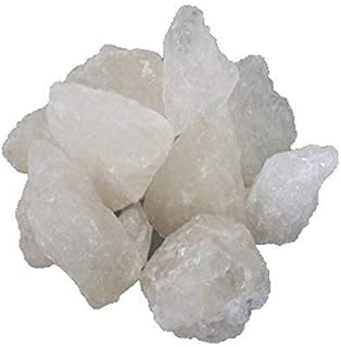 PUREPIK Pure Pik Alum Stone, Fitkari Stone (200 Gram) | Phitkari, White Crystal Stones, Fitkari For Skin Tightening And Glowing Skin,Vastu,Shaving,Teeth,Water Purification