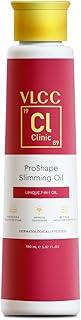 VLCC Clinic ProShape Slimming Oil - 150ml | Dermatologically Tested Slimming Oil | Slimming | Firming | Tightening | Helps Reduce Cellulite, Increase Skin Elasticity and Firmness