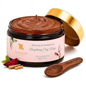 Mamash Beetroot & Sandalwood 2-in-1 Face Pack & Scrub | 50GMS