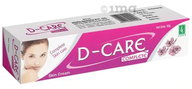 Adven D-Care Complete Skin Cream tube of 30 gm cream