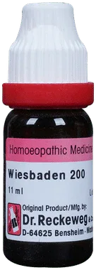 Dr. Reckeweg Wiesbaden Dilution 200 CH bottle of 11 ml dilution