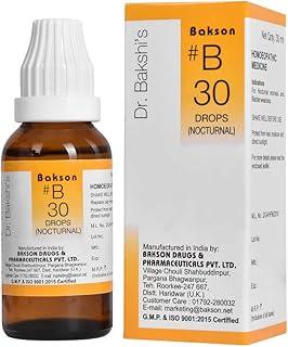 Dr. Bakshi's BAKSON'S HOMOEOPATHY # B 30 Nocturnal Drops (30 ml)