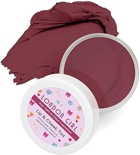 London Girl Lip and Cheek Tint, Cream Blush Enriched with Vitamin-E and Communis Seed Oil - Paraben, Sulphate and SLS free (03 Notting Rose)