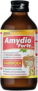 AIMIL Amydio Forte Syrup - 100ml | For Diarrhoea & Dysentery | Gut Health | Electrolytes to Help Prevent Dehydration | Bael, Pudina, Saunf etc