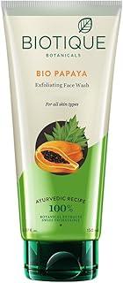 Biotique Bio Papaya Exfoliating Face Wash for All Skin Types, 150ml