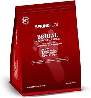 Spring H2O Bridal Manicure & Pedicure Kit | Glowing and Shining Skin | Hand & Foot Spa Set for Glowing, Radiant Skin
