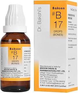 Dr. Bakshi's BAKSON'S HOMOEOPATHY # B 17 Bones Drops (30 ml)