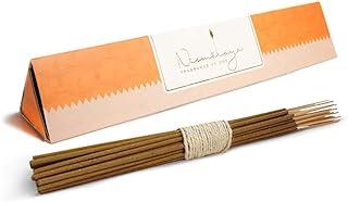 Nirmalaya Premium Mysore Sandalwood Incense Sticks | Pack of 40 | 100% Natural and Charcoal Free | Natural Home Fragrance & Air Purifier | Sacred Dhup for Home, Temple & Office