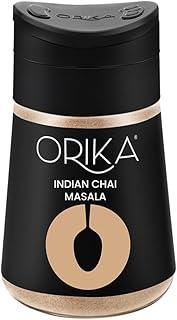 ORIKA Indian Chai Masala/Indian Tea Spice Mix | Blend Of Ginger, Rose Petal, Green Cardamom, Cinnamon (Dalchini), Clove, Star Anise, Big Cardamom, Black Pepper, Aniseed, 70 G