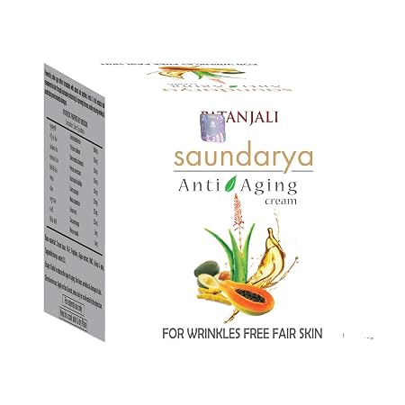 Patanjali Saundarya Anti Aging Cream - 50gms