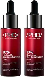 /PHD/ 10% Niacinamide Spot Correcting Serum | Niacinamide for Oily Skin, Acne Scars & Enlarged Pores | Face Serum for Acne-Prone Skin with 2% NAG | Fades Marks, Controls Oil I 60ml