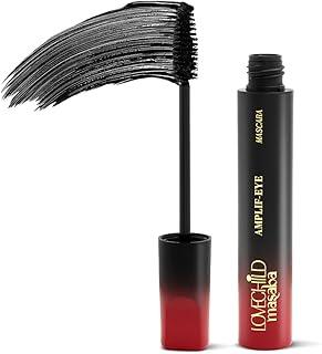 LoveChild Masaba Amplif-EYE Mascara, Black, Volumizing & Nourishing Eye Makeup with Castor Oil & Calendula, Matte Finish, Water-Resistant & Long-Lasting, Black Mascara for Bold Lashes, 4.5g