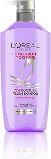 L'Oréal Paris Hyaluron Moisture 72HR Moisture Filling Shampoo with Hyaluronic Acid, for Frizz-free, Hydrated and Bouncy Hair Full of Life | 800 ml