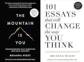 2 Book Combo The Mountain Is You+101 Essays That Will Change The Way You Think (Hardback)-English
