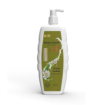 Patanjali Kesh Kanti Hair Cleanser with Milk Protein, Natural Ingredients, Strong and Heal