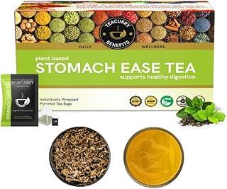 TEACURRY Constipation Spearmint Tea (30 Bags) - Helps Reduce Gastric Issues, Digestion, Acidity - Stomach Ease Herbal Tea, 60 Grams