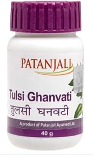 Patanjali Ayurved Limited Tulsi Ghan Vati, 40 g - Pack of 2