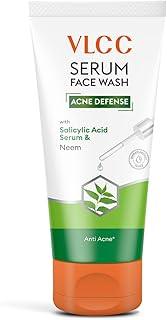 VLCC Serum Facewash - 100ml | with Salicylic Acid Serum to Unclog Pores & Neem to Prevent Acne | Dermatologically Tested | Kills 99% germs that cause acne