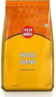 Fresh & Honest House Blend | Roasted Coffee Beans | Medium Dark Roast | Robusta | 1Kilo