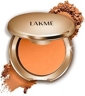 Lakme 9 to 5 Flawless Matte Complexion Compact Powder, Almond, Absorbs Oil, Conceals & Gives Radiant Skin - All Day Matte Finish Face Makeup, 8 g