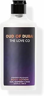 THE LOVE CO. Oud of Dubai Body Lotion - Nourishing Moisturizer Cream for Dry Skin - Suitable for Men and Women with Jojoba Oil, Shea Butter & Vitamin E 250ml