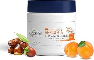 OxyGlow Herbals Apricote & Jojoba Scrub| Enriched with Apricot oil|Reduce Pigmentation|Hydrates Skin|Natural Glow 200Gram
