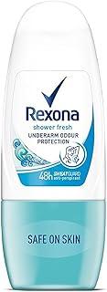 Rexona Shower Fresh Underarm Odour Protection Roll On for Unisex, 25ml