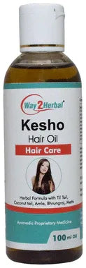 Way2Herbal Kesho Hair Care Oil bottle of 100 ml oil