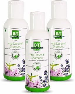 B&T Anti- Dandruff Shampoo 150ml (Pack of 3) for long & healthy hair